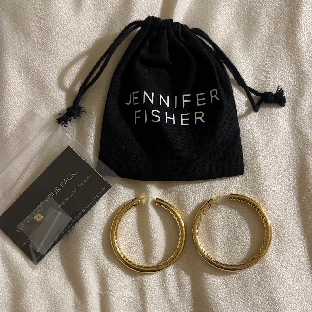 Jennifer Fisher Jennifer Hoops - Gold 350$